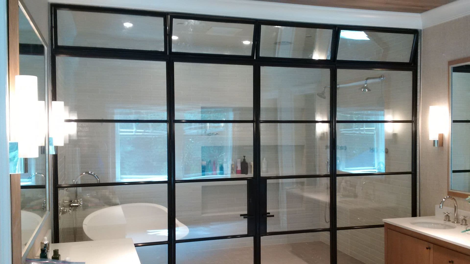Professional framed shower enclosure installation in San Antonio