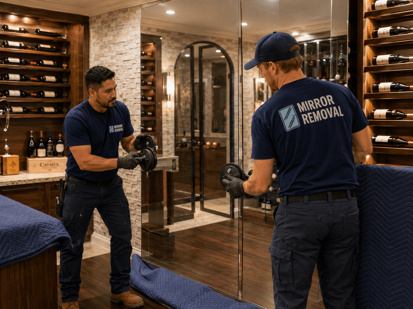 Custom wine room glass enclosure installation San Antonio